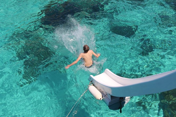 An afternoon sunset cruise to the Blue Lagoon - Stop 2: The Blue Lagoon swim block (2 hours) and how to enjoy it