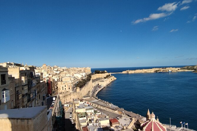 Best of Valletta Walking Tour - Upper Barrakka Gardens terrace view over Grand Harbour