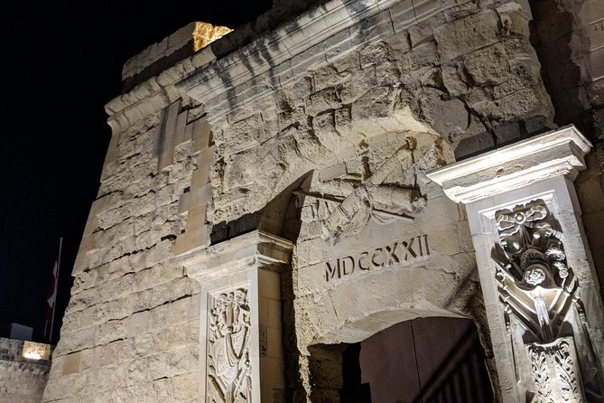 Birgu (Vittoriosa) Ghost and Crime Tour - Fort St Angelo waterfront: the end spot that ties the evening together