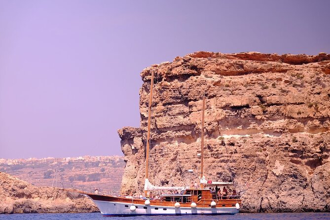 Blue Lagoon: Full-Day Three Island Cruise: Malta, Gozo and Comino - The Boat Route Passes Malta Landmarks, But the Day Is Still About the Water