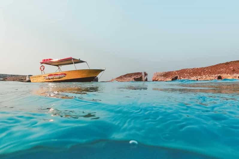 Blue Lagoon: Malta, Crystal Lagoon, Caves, Private Speedboat - Cominotto Reef: the photo stop that keeps the cruise interesting