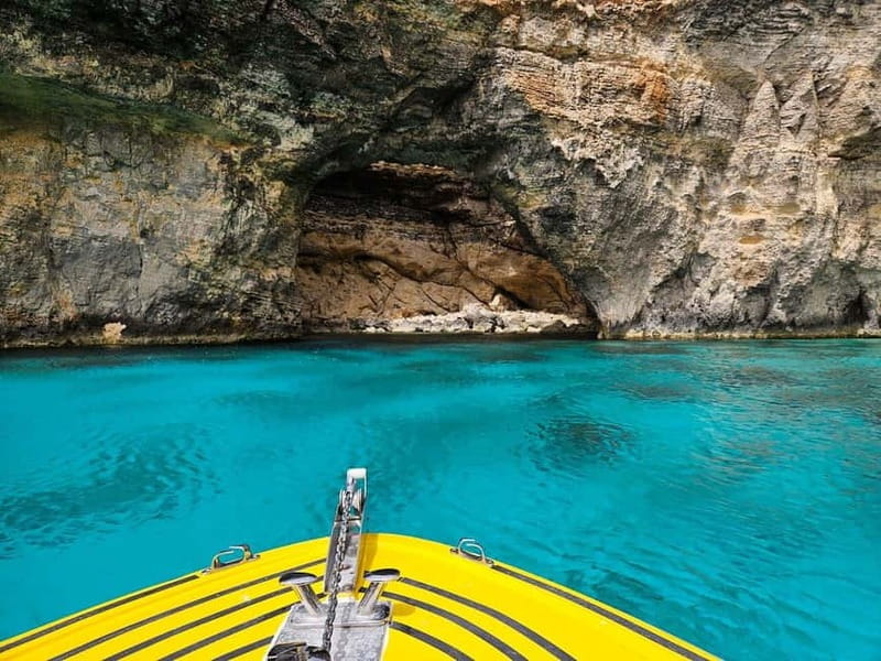 Blue Lagoon:Malta Crystal Lagoon, Comino,Private Speedboat - Meeting at Cirkewwa Cafe kiosk, and how the 3-hour plan actually runs
