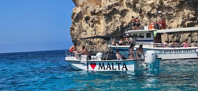 comino and blue lagoon private boat - Skipper commentary in English and Maltese, and how that changes the mood