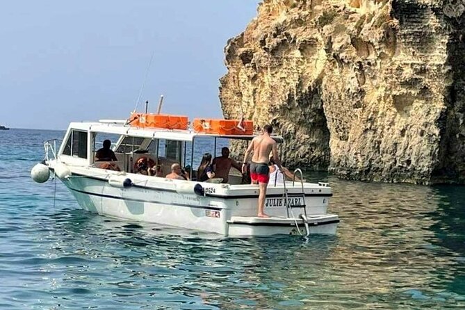 Comino and Gozo Private Boat Tour : Julie Pearl Boat - Elephant Rock and Santa Maria Caves: quick hits for photos and cave lovers