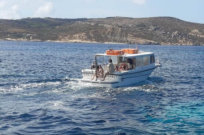 Comino and Gozo Private Boat Tour : Julie Pearl Boat - Price and group value for up to 15 people
