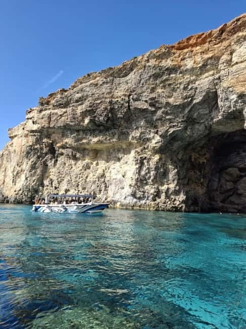 Comino & Gozo: Blue & Crystal Lagoons Cruise with Sea Caves - The Crystal Lagoon stop: your 30-minute swim window