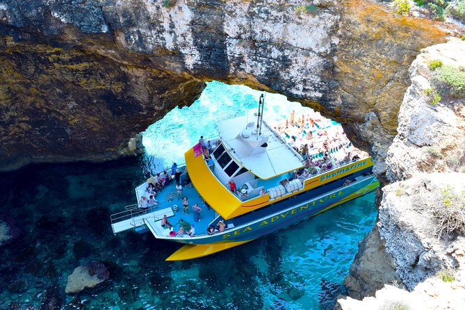 Comino Island: including Blue Lagoon, Crystal Lagoon & sea caves - Quick take before you go