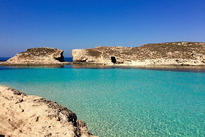 Comino Private Boat Tour in Malta - Stop 1: Blue Lagoon swim time in a natural pool setting