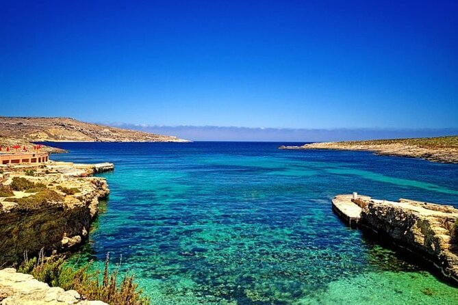 Comino Private Boat Tour in Malta - Stop 2: Crystal Lagoon, sheltered water, and cliff-jump energy
