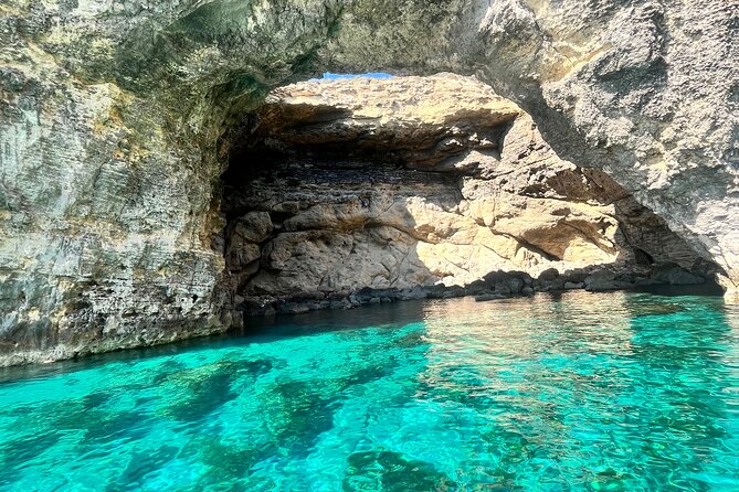 Explore Comino, Blue Lagoon & Caves - Private speed boat - San Nikolai Bay and San Marija Bay: calmer coves with real swimming time