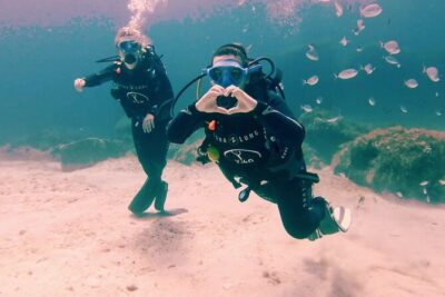 First scuba diving experience with instructor – Malta