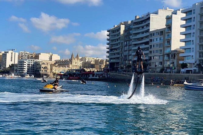 Flyboard Teaser Flight (20min) - Getting kitted up at St Julian’s and keeping it comfortable