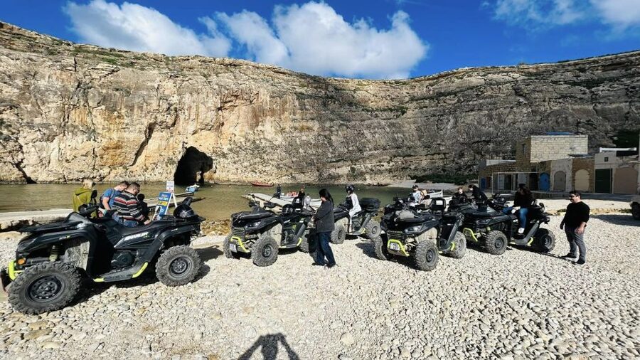 From Malta: Blue Lagoon and Gozo Tour w/Quads and Dinner - Blue Lagoon Swim Stop: Quiet Timing, Clear Water, Real Swims