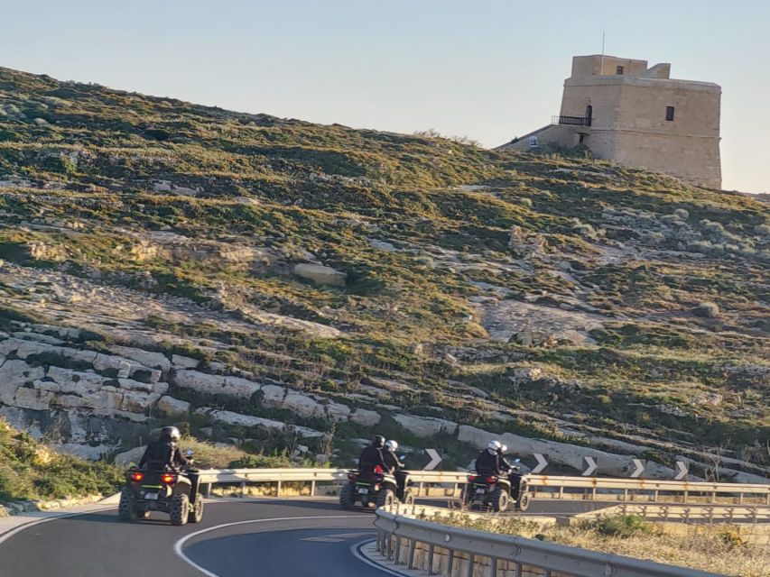 From Malta: Blue Lagoon and Gozo Tour w/Quads and Dinner - Gozo in Motion: The Quad Bike Part at Sunset