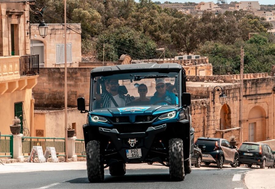 From Malta: Gozo 4x4 Buggy Tour with Lunch and Transfers - Victoria Citadel and Xlendi: coast views with a little drama