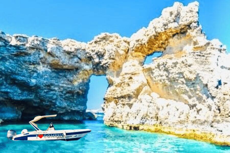 From Malta/Gozo: Comino & Crystal Lagoon Private Boat Trip - Blue Lagoon: swimming time plus the advantage of finding calmer entry spots