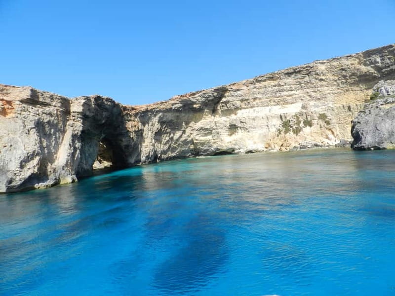From Sliema: Comino, Crystal Lagoon, and Blue Lagoon Cruise - Comino sea caves and Santa Maria Caves: the scenery stop you remember later