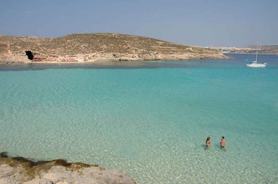 From Sliema or Bugibba: Two Islands Ferry to Comino and Gozo - Comino’s Blue Lagoon time: swimming, sunning, and timing tips