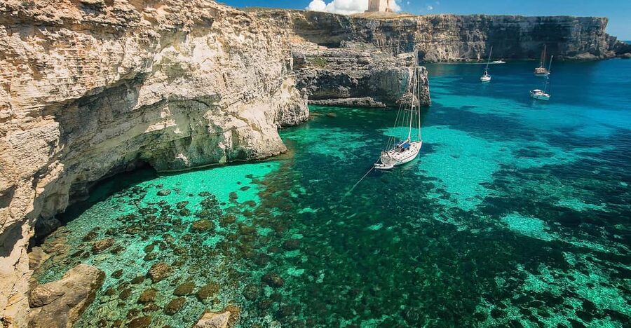 From St. Julian's: Comino and Blue Lagoon Trip by Powerboat - Where you meet: Verdi St George’s Bay Marina jetty directions