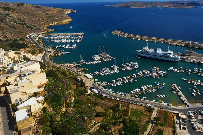 Full-Day Gozo Island Tour from Valletta - San Lawrenz and Dwejra Cliffs, Fungus Rocks and the Azure Window Ruins