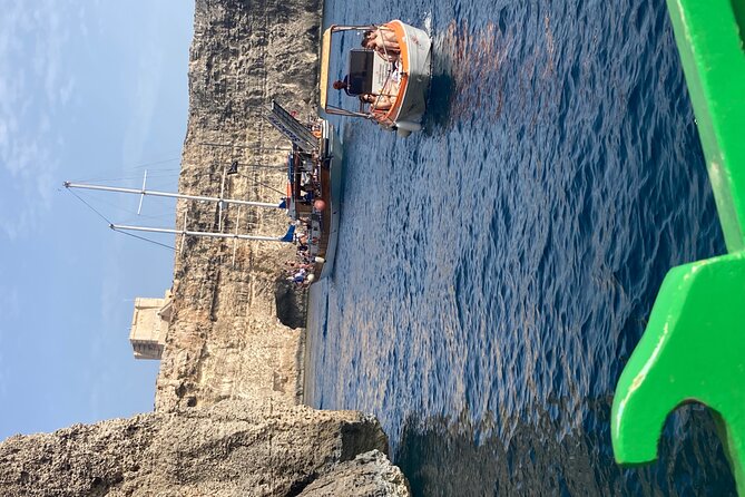 Full Day Private charter to Crystal & Blue Lagoon, Caves & Gozo - Santa Maria Caves: a pond swim inside the cave and the Count of Monte Cristo link