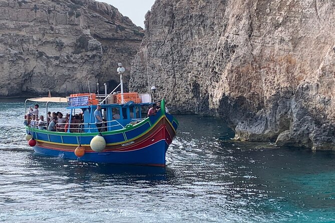 Full Day Private charter to Crystal & Blue Lagoon, Caves & Gozo - Elephant’s Head formation and Hondoq Bay to close the day with beach energy
