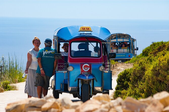 Gozo All Inclusive Chauffeured Tuk Tuk Day Tour - Blue Lagoon - Pickup, timing, and why your day can run long