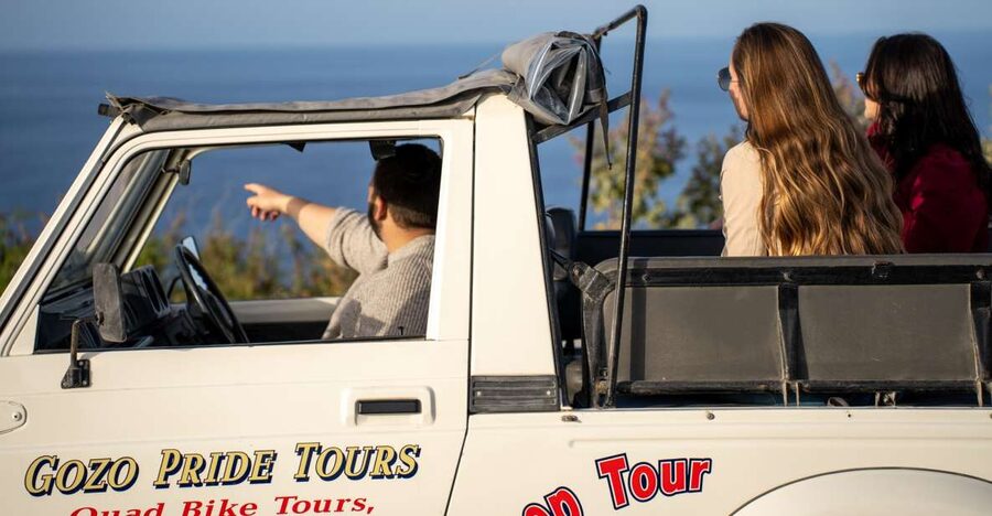 Gozo: Customizable Private Guided UTV Tour with Lunch - How the customizable route actually works with your driver