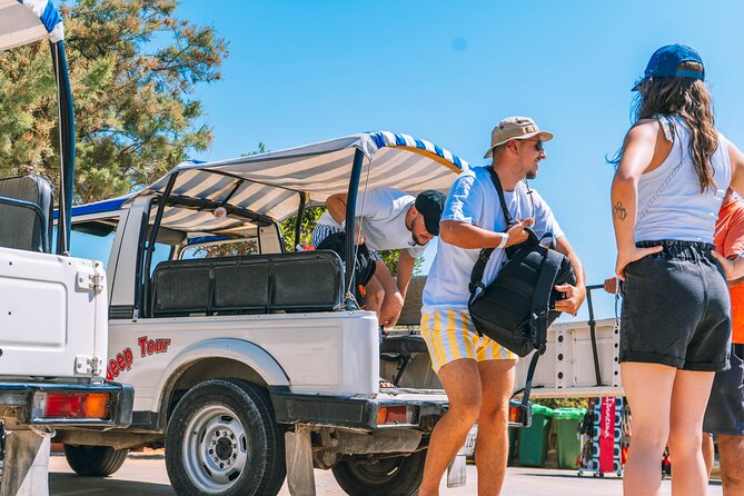 Gozo Full-Day Jeep Tour with Private Boat to Gozo & return - Dwejra and Ramla Bay: where the coastline schedule can include a swim