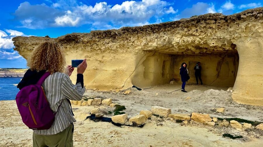 Gozo Unveiled: Guided Hiking in Gozo - The West - Wardija Punic Temples: ancient footsteps beside the modern coast