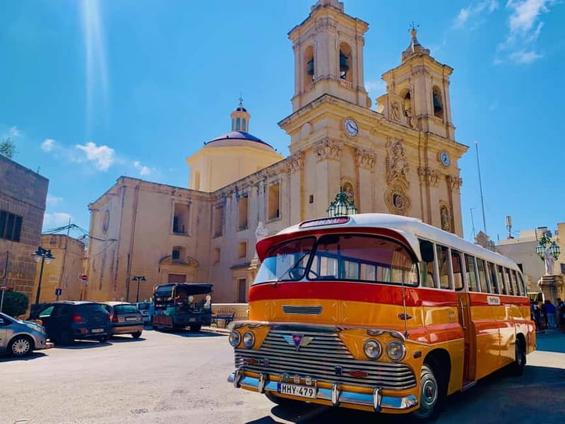 Malta: 5 hr Vintage Bus Tour - Mdina & Blue Grotto inc. food - Key things I’d plan around