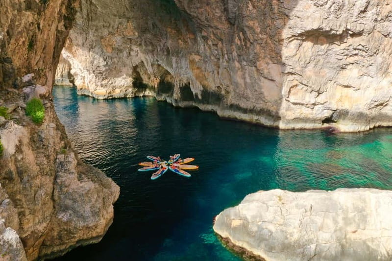 Malta: Blue Grotto SUP and Snorkeling Tour - The Paddle and the Blue Grotto Bay 2 Route