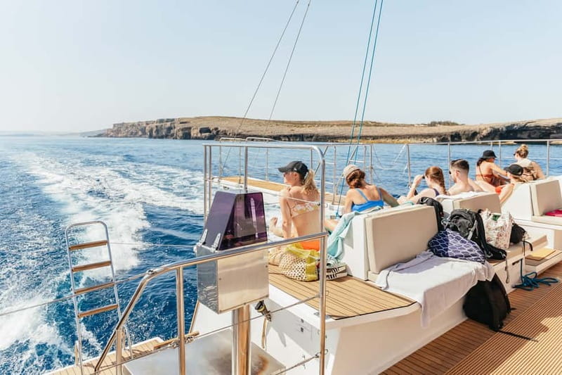 Malta: Blue Lagoon, Beaches & Bays Trip by Catamaran - Food on board: optional BBQ plus simple reality checks