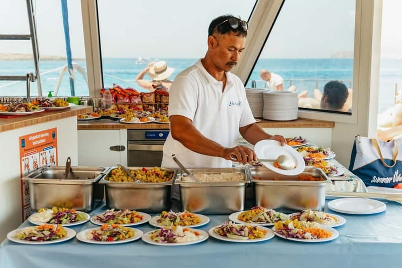 Malta: Blue Lagoon, Beaches & Bays Trip by Catamaran - What the 6 hours feels like in real time