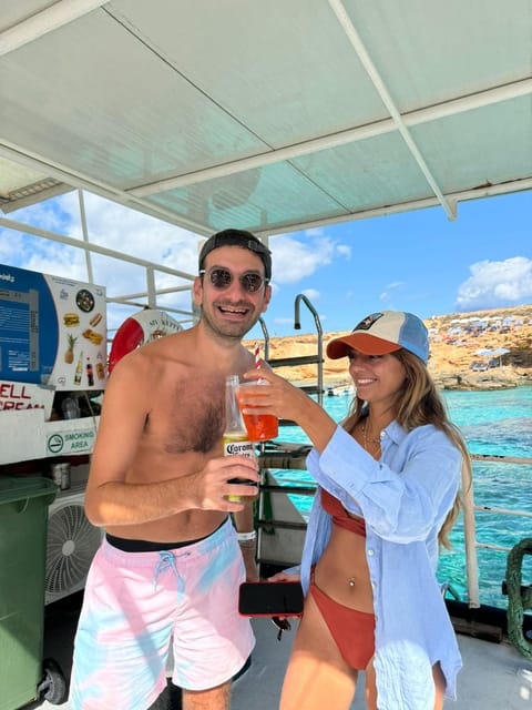 Malta: Comino, Blue Lagoon, Crystal Lagoon & Caves Cruise - Passing Gozo from the Water: More Malta in the Same Day