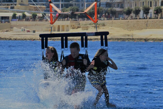 MALTA - Go & Fun Parasailing Free Photos & Videos - Boat Time, Boarding, and Why the Crew Names Matter