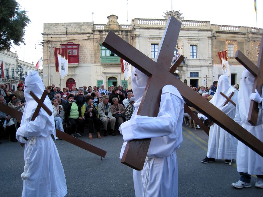 Malta: Good Friday Afternoon Procession with Transportation - The procession itself: statues, costumes, and the Passion story in motion