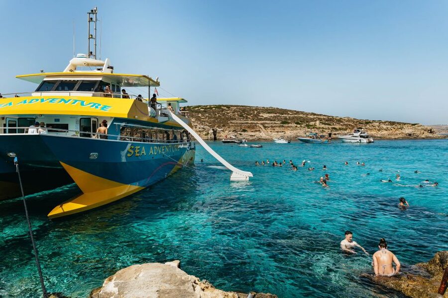 Malta: Gozo & Comino Islands, Blue Lagoon & Seacaves Tour - Comino sea caves plus Santa Maria pirate caves and Elephant’s Head