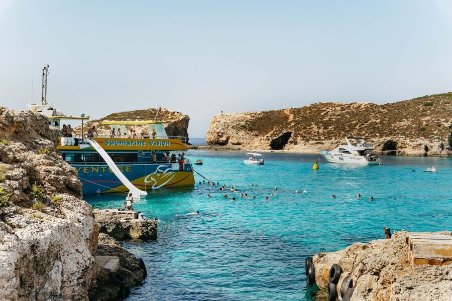 Malta: Gozo & Comino Islands, Blue Lagoon & Seacaves Tour - Gozo free time in Victoria or Ramla Bay: pick your pace, then use the bus