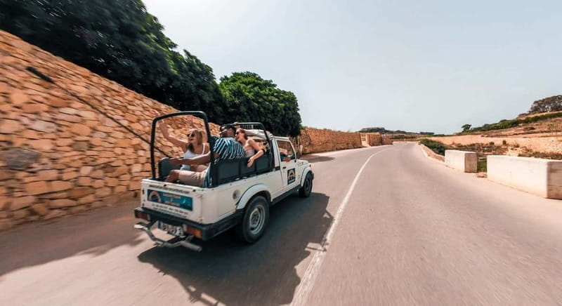 Malta: Gozo Full-Day Jeep with Lunch and Boat Transfers - Malta to Gozo: the Speedboat Start and How to Stay Comfortable