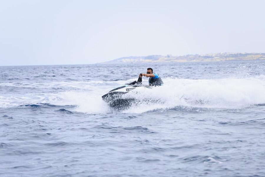 Malta: Jet Ski Safari to St. Paul's Islands or St Thomas Bay - Where to meet: the black gate by Corinthia Verdi Hotel