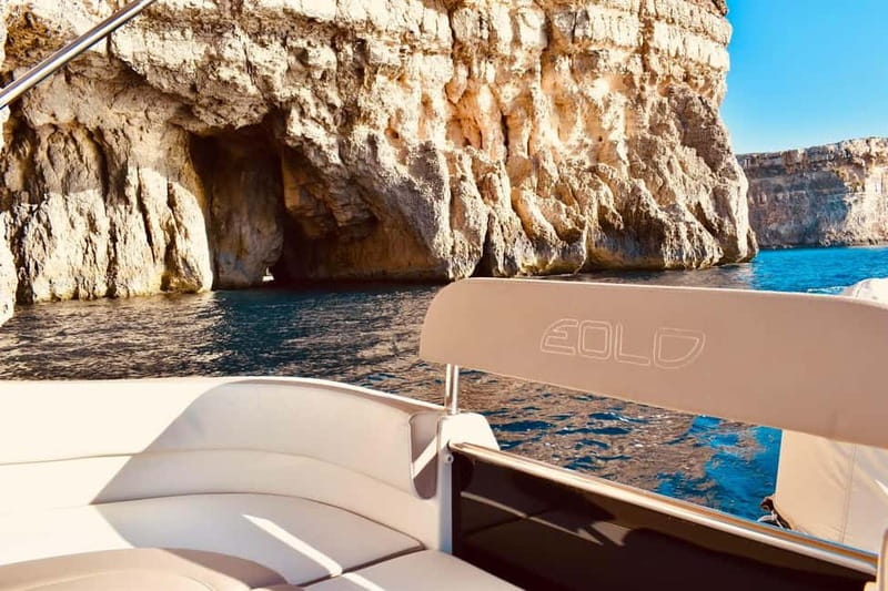 Malta: Private Boat Cruise with Caves, Beaches & Swim Stops - Food on Board: Optional Maltese Platter and a Drink With a View