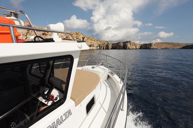 Malta: Private Boat Trip & Cruises Comino, Blue Lagoon, Gozo - Blue Lagoon and Crystal Lagoon: two swim stops that set the tone