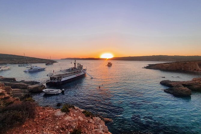Malta Sunset Boat Tour: Bugibba to Comino Blue Lagoon Cruise - Bugibba Jetty to Comino, the vibe onboard