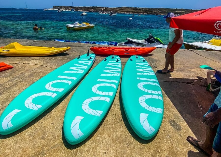 Malta: SUP Rental - Included gear and the real value of the $18 price