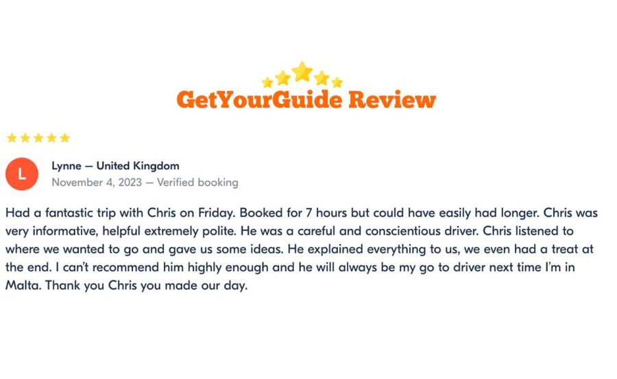 Malta Tour : Private Car- Mdina, Marsaxlokk, Blue Grotto - Birgu, Cospicua, Senglea: the Three Cities by a driver who knows the streets
