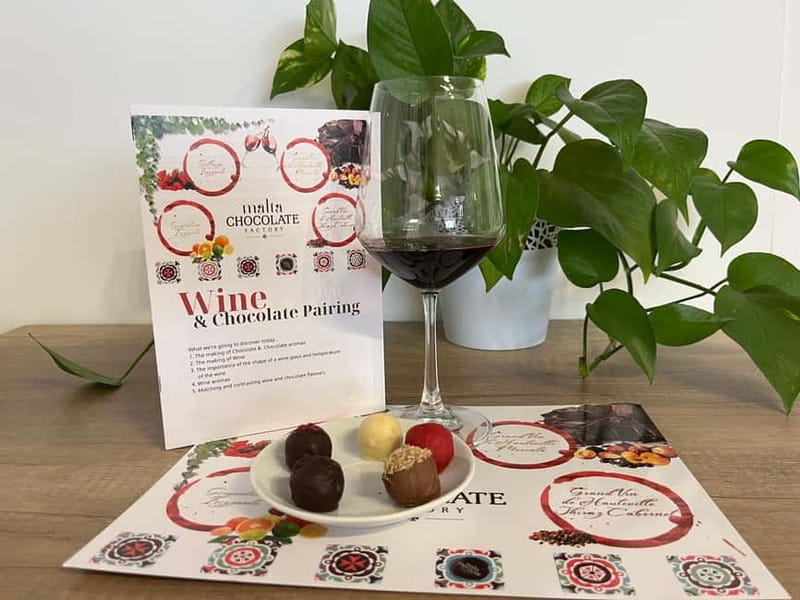 Malta: Wine and Chocolate Pairing Experience - Start at Malta Chocolate Factory, Just Off Bugibba Square