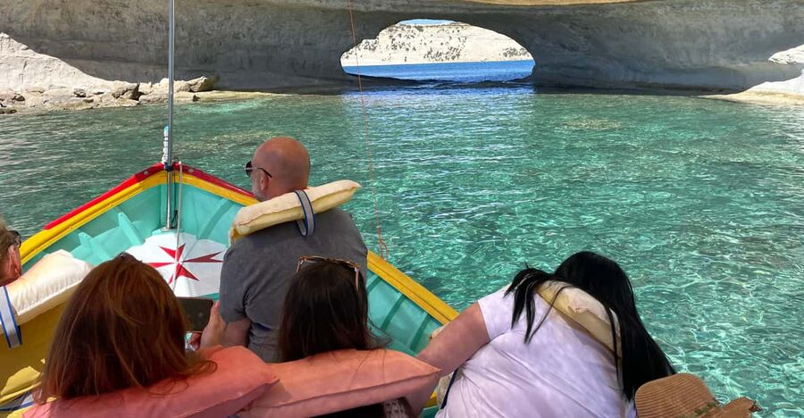 Marsaxlokk: Boat Trip to St Peter’s Pool - A Short LUZZU Cruise That Lets You See Malta’s South Coast Fast