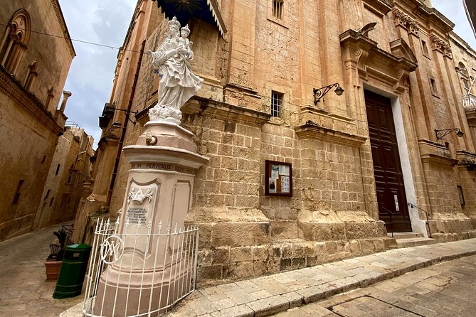 Mdina and Rabat Private Walking Tour - Palazzo Falson, Carmelite Priory, and the oldest stone in Mdina