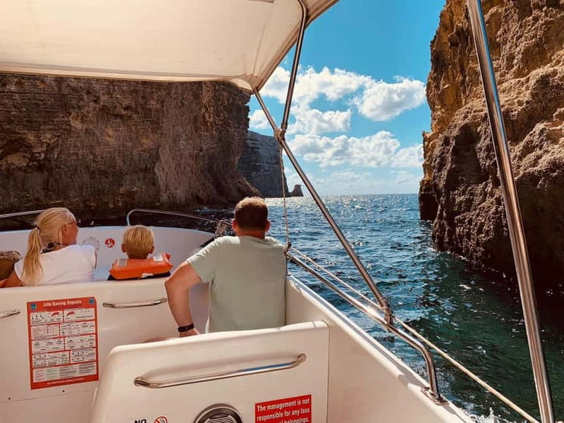 Mellieha: 1:00pm Speedboat round Comino Caves 2h Blue Lagoon - Crystal Lagoon and the photo stop timing you should plan for